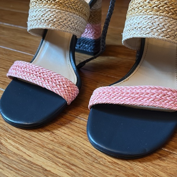 Boden women’s size 39 (8.5) Colorful Strappy Women's chunky heel Sandals - Picture 3 of 7